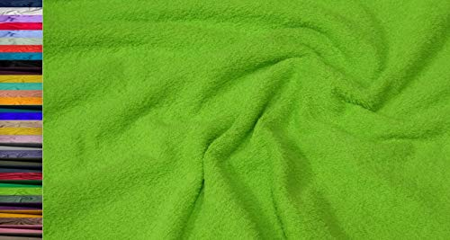 StoffBook WALKFROTTEE Stoff Doubleface SCHWER FROTTE Stoff Stoffe METERWARE, B765 (Kiwi)