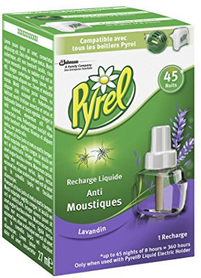 Pyrel Liquid Electric Diffuser Refill, Mosquito Repellent, Lavender Scent, 45 Nights, Insecticide