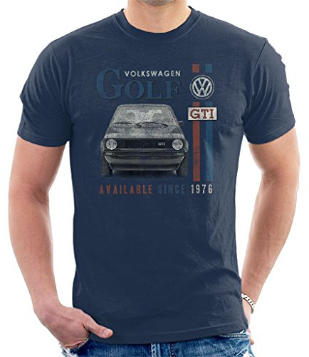 Volkswagen Golf GTI Racing Distressed Men's T-Shirt