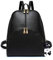AINUOEY Donna Borse a Zaino Borsa a Zainetto Elegante Tracolla Zaini Firmate Marca Zainetti Antifurto PU pelle 76602 1 pz Nero