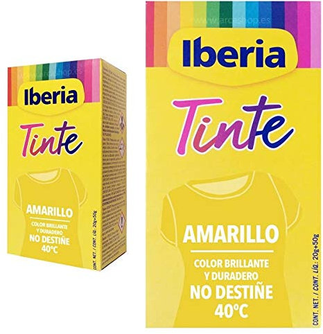 IBERIA TINTE TEXTIL AMARILLO 70 gr