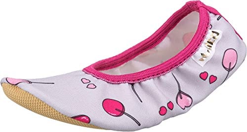 Lico Unisex Kids G1 Gymnastics Shoes, Grey Pink, 11 UK Child