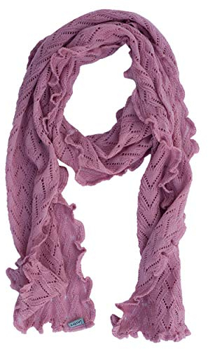 Invero Lilly - Sciarpa in lana merino, 100% lana, Rosa, Taglia unica