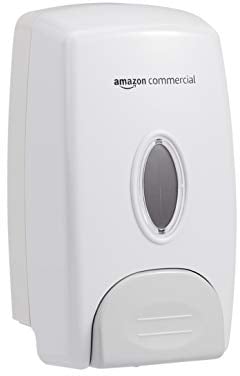 AmazonCommercial Seifenspender, 3 Stück, White, 1 Liter (1000 mL), 377-WH-3 EU