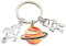 TOYANDONA Space Keychain - Silver Metal Astronaut Rocket Keyring for Decoration Perfect Gift key tags for Men and Women 6 2Cm X 3 0Cm