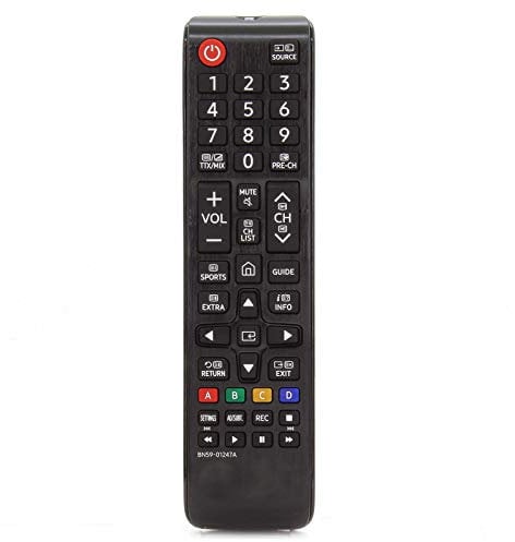 Replacement Remote Control Compatible for Samsung UE40KU6100 Smart 4K Ultra HD HDR 40 Curved LED TV