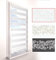 Brillant Doppelrollo Klemmfix ohne Bohren Weiß Silber 200 x 120 cm (Länge x Breite) Duorollo Blickdicht mit Perlen, glitzert, Raffrollo Fenster Tür Zebra Perde Klemmrollo Seitenzugrollo