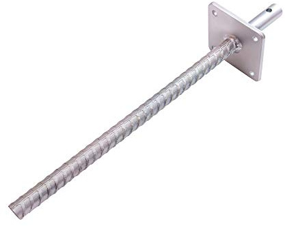 11 x Pfostenträger zum Einbetonieren 11x11 cm Platte Dorn Dolle 51,3 cm verzinkt Stahl Pfostenanker für Zaun Carport Sichtschutz
