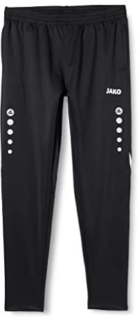 JAKO Herren Trainingshose Challenge, Schwarz/Weiß, M