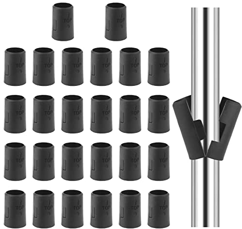 Bonsicoky 52 Stück Draht-Regalschloss-Clips für 2,5 cm Pfosten, Draht-Regal-Clips, Regalhülsen, Ersatz für Draht-Regalsystem, 26 Paar