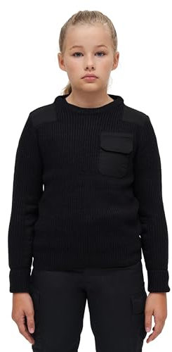 Brandit Kids BW Pullover, Farbe: Black, Größe: XXL170