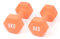 MYGA Hex Dumbbells - Pair of Neoprene & Cast Iron Hexagonal Dumbbell Hand Weights for Women and Men at Home & Gym - Weight: 8 kg