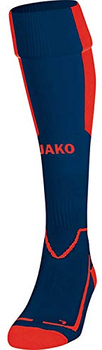 JAKO Lazio Stutzenstrumpf blauorange, 5 (43-46) Herren