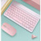 NA 2.4GHz Bluetooth teclado ratón peine conjunto para iPad 10 pulgadas rosa