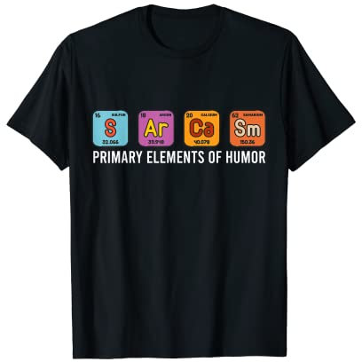 Tabla Periódica Chistes Memes Química Física Ciencia Nerd Camiseta