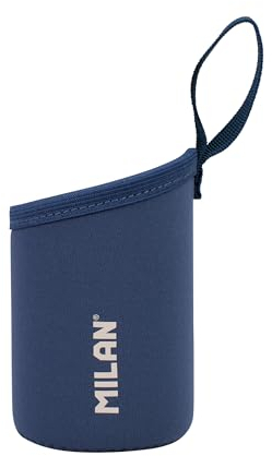 MILAN® Funda protectora de neopreno para botellas isotérmicas de 0,35 l, serie 1918, azul marino