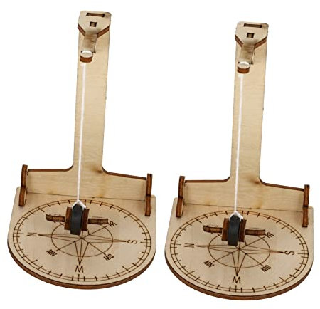 COHEALI 2Ensembles Kit de Modèle de Boussole DIY pour Garçon Fille Expérimentation Scientifique Apprentissage Ludique et Créatif