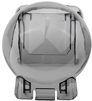 KLAPR Objektivdeckel für DJI Mavic 2 Zoom Pro Gimbal Kameraschutz Guard Mount Halter Schutz Objektivabdeckung für DJI Mini 3 Pro Zubehör (Farbe: 2 Pro Grau)