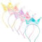 5 Stück Prinzessin Tiara Paillettenkrone Stirnband für Kinder, Baby Mädchen Krone Tiara, Verstellbare Prinzessin Tiaras Geburtstag Party Favors Dress up Mädchen Geburtstag