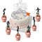 41 Stück Discokugeln+Disco Tortendeko Tanzende Menschen Cupcake Deko+Happy Birthday Tortendeko Mini Groß Discokugel Deko Spiegelkugel für Disco-Mottoparty Geburtstag Party Mitzvah Dekoration