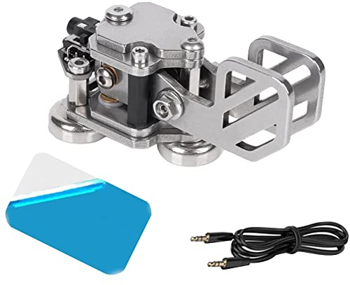 PAMENET CW Morsecode-Tasten Automatisches Radio HAM Senden Telegramm Doppelpaddel mit Edelstahl-Körper, drei Neodym-Magneten