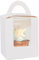Gcardist White Cupcake Boxes Individual Cupcake Holders Disposable 25pcs Single Cupcake Boxes with Window 9.3x9.3x11.4cm Cupcake Containers (3.7x3.7x4.5 inch)