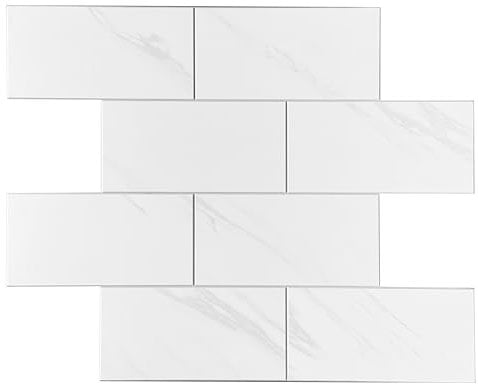 d-c-fix Premium Azulejo Mármol 30,5 x 30,5 cm - panel decorativo lavable pegatina baldosa decoración revestimiento PVC - para baño, cocina