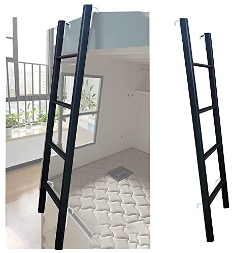 DMMFTERL Bunk Bed Ladder Adjustable Bunk Bed Ladder Replacement, Universal Motorhome Twin Climb Ladders for Dorm/, Save Space Farmhouse Step Ladder, Easy Install (Size : 116cm) (150cm)