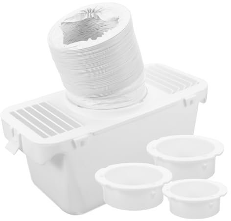 CONGARTENO Indoor Dryer Vent Kit Connector Replacement for Electric Dryer Lint Hose Connector for Tumble Vent Hose Connection Wall Plate