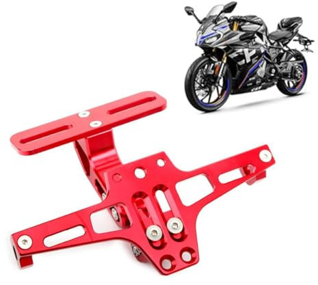 GREB Motorrad Kennzeichenhalter Halterung für Yamaha XJ6 2009-2015, Einstellbarer Winkel Motorrad Kennzeichenhalterung Zubehör