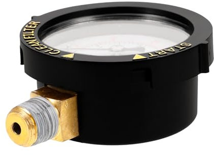 Kisangel Manómetro De Presión para Filtro De Piscina Accesorio para Piscina para Agua De SPA y Estándar Material Resistente