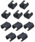 Cable Clasp for Bike | 10X Cable Guide Clips for Brake,Housing Management Buckle for Outdoor Road Mountain Riding Cycling Activities