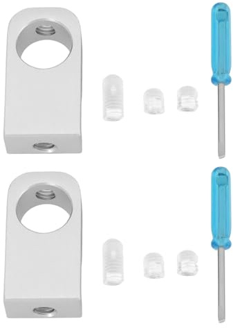 The Lord of the Tools 2 Stück Rohrhalter aus Aluminiumlegierung Klemmabstand 11 Mm Öffnung 14,5 Mm für Zu- Und Ablaufrohre von Aquarien S