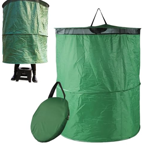 Shaersu Camping-Toilettenzelt, zusammenklappbarer Unterstand für den Außenbereich, tragbares mit Tragetasche, für Outdoor, Baden, Angeln, Camping, Anziehen, Reisen, Freizeit