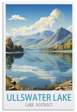 1000 Piece Jigsaws，Ullswater Lake Lake District Jigsaw Adult Decompression Game Puzzle Students Toys for Children Christmas Birthday Gifts 38x26cm