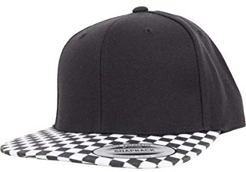 Flexfit Uni 6089CB-Checkerboard Snapback Kappe, Black/White, one Size