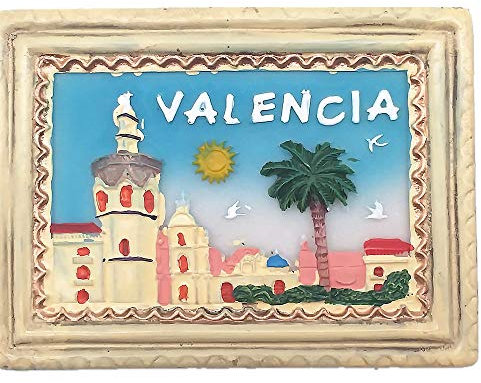 3D Valencia Spain Fridge Magnet,Home & Kitchen Decoration sticker,Spain Valencia Refrigerator Magnet tourist souvenir gift