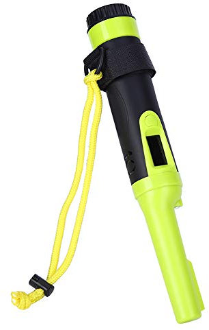 Rilevatore di metalli portatile Pinpointer, Rilevatore d'oro impermeabile a scansione a 360 °, Rilevatore di metalli LCD portatile con luce LED, Suono, Avvisi a vibrazione per bambini, Adulti(verde)