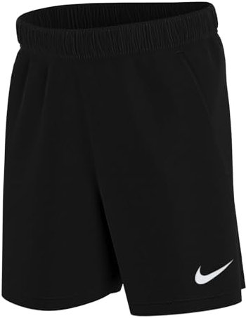 Nike Unisex Kinder Y Nk Flc Park20 Kz Shorts, Black/White/White, 8-9 Jahre EU