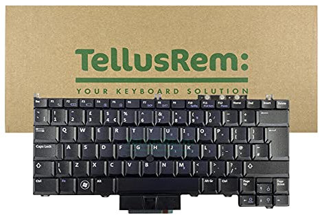 TellusRem replacement UK non-backlit keyboard for Dell Latitude E4300, Latitude E4310, Latitude E4200