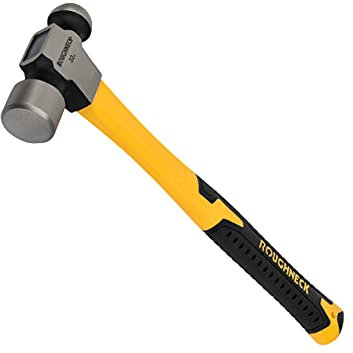 Roughneck Martello a sfera in fibra di vetro, 908 g, nero e giallo