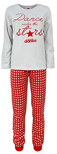 DIMENSIONE DANZA Pigiama Invernale Natalizio Lungo Donna in Pile Natale 4779