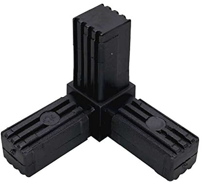 cyclingcolors connettore tubo quadro 20x20 25x25 30x30 plastica 20mm 25mm 30mm quadrato supporti staffe mensole (Y (25mm))