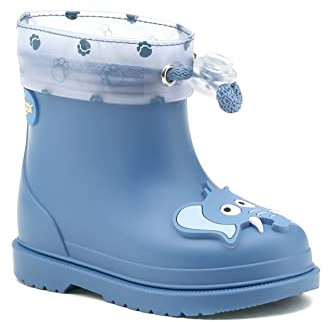 Igor Stivali da Pioggia Elefante con Collo Regolabile Misurare 20 Colore Azzurro