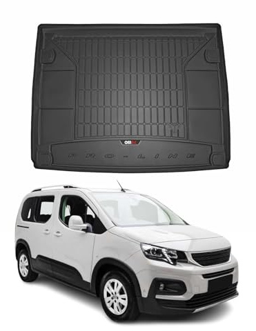 Bandeja Maletero Bandeja Carga Compatible con Peugeot Rifter 2018-2023 OMAC Premium 3D TPE