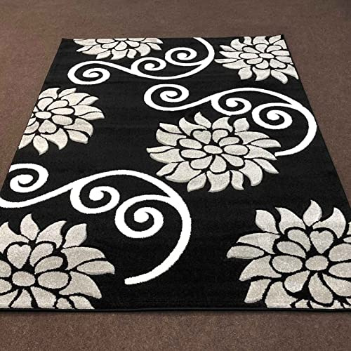 Rugs 4 Sale Vogue 12mm Thick Pile Modern Area Rug Living Room, Bedroom, Office And Home Decor l Ideal For Kids Room, Dining Hall,Indoor Carpet Mat(160x220cm)