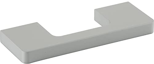 OBF 8536220064 Grimme Möbelgriff Agenor quadratischer Schrankgriff, Küchengriff Breite 90mm Aluminium natur eloxiert, Silber, Lochabstand 64 mm