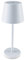 ChiliTec Tischleuchte Akku Dimmbar 30cm USB aufladbar Led Tischlampe Innen Aussen IP44 Licht Warmweiß Touch Schalter Weiß