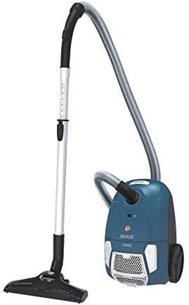 Hoover Brave Home - Aspirador de Trineo con Bolsa, depósito de 2.5 litros y 5 m de Cable