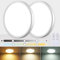 HABOWN LED Deckenleuchte Flach, 24W 3000K-6500K Dimmbar, IP40 Wasserfest Rund Mit Fernbedienung, Einstellbare Helligkeit Ø29cm (Weiß, 2 Stück)